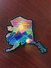 Load image into Gallery viewer, Holographic Land of the Midnight Sun AK Sticker